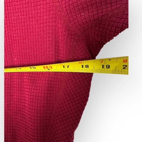 ARC'TERYX Delta AR long sleeve 1/2 half zip fuzzy fleece pullover magenta top M - Picture 6 of 8